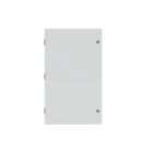ABB - Armario con puerta ciega + placa trasera 1000x600x250mm gris claro RAL 7035