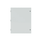 ABB - Armario con puerta ciega + placa trasera 1000x800x300mm gris claro RAL 7035