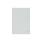 ABB - Armario con puerta ciega + placa trasera 1200x800x300mm gris claro RAL 7035