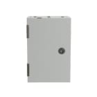 ABB - Armario con puerta ciega + placa trasera 300x200x150mm gris claro RAL 7035