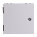 ABB - Armario con puerta ciega + placa trasera 300x300x150mm gris claro RAL 7035