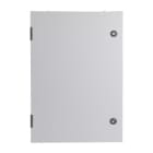 ABB - Armario con puerta ciega + placa trasera 600x400x200mm gris claro RAL 7035