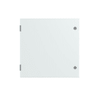 ABB - Armario con puerta ciega + placa trasera 600x600x250mm gris claro RAL 7035