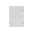 ABB - Armario con puerta ciega + placa trasera 700x500x250mm gris claro RAL 7035