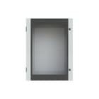 ABB - Armario con puerta acristalada 800x600x300mm gris claro RAL 7035