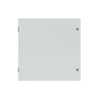 ABB - Armario con puerta ciega + placa trasera 800x800x300mm gris claro RAL 7035