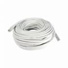 TELEVES - Cable de red U/UTP Cu CAT6 PVC blanco 0,5m