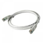 TELEVES - Cable de red U/UTP Cu CAT6 PVC blanco 1m