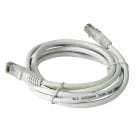 TELEVES - Cable de red U/UTP Cu CAT6 PVC blanco 2m