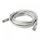 TELEVES - Cable de red U/UTP Cu CAT6 PVC blanco 3m
