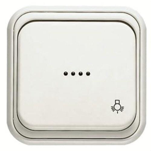 NIESSEN - Pulsador campana con orientación nocturna Over blanco