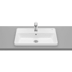 ROCA - Lavabo de encimera THE GAP 600x390x40 con orificio para grifería blanco
