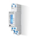 FINDER - Contador de energía monofásico SERIE 7M, visualizador digital, pantalla LCD retroiluminada, 40A/230V AC, bidireccional, solo kWh