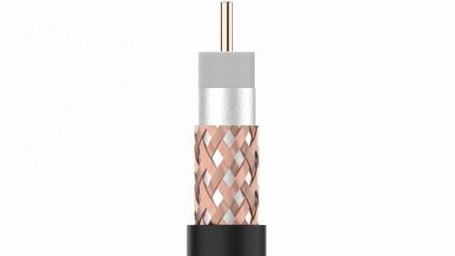 TELEVES - Cable coaxial TR165 polietileno negro