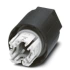 PHOENIX CONTACT - Tuerca conexión QUICKON 4 polos 1/2,5mm² 690V 20A negro rango de diámetro de cable 6/10mm