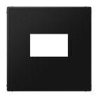 JUNG - PLACA CARGADOR USB LS NEGRO MATE