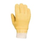 JUBA - Guante anti corte algodón+látex elástico amarillo
