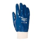 JUBA - Guante nitrilo dorso cubierto elástico talla M azul