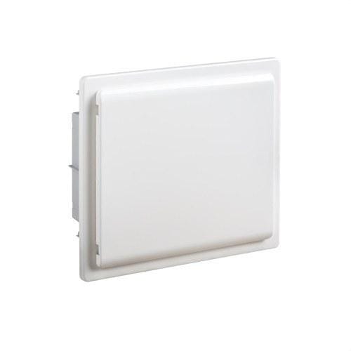IDE - Caja distribución IP40 empotrar pared sólida 1x12 módulos puerta opaca