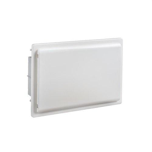 IDE - Caja distribución IP40 empotrar pared sólida 1x18 módulos puerta opaca