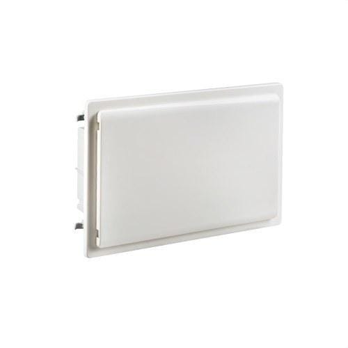 IDE - Caja distribución IP40 empotrar pared hueca 1x18 módulos puerta opaca