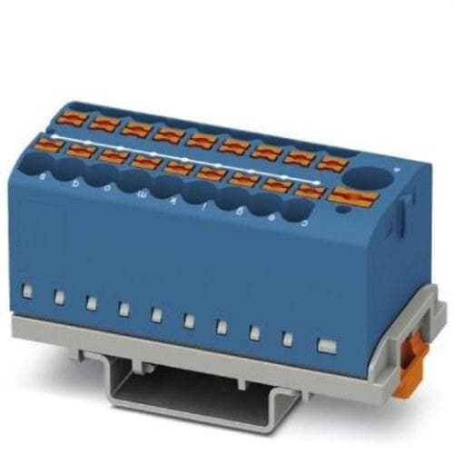 PHOENIX CONTACT - Bloque para distribución PTFIX 6/18X2,5-NS35 BU