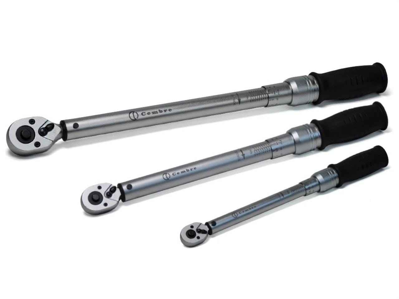 CEMBRE - Llave dinamométrica ajuste 10-50Nm enganche 1/4"pueden ser usadas por personal diestro o zurdo