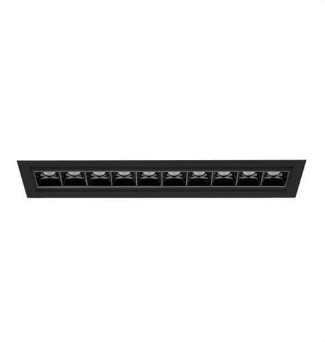 NEXIA - Luminaria empotrable BOXET basculante negro 20W 3000K CRI90 48º 2100lm DALI
