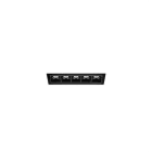 NEXIA - Luminaria empotrable BOXET 5 ópticas negro 10W 3000K CRI90 48º 1240lm