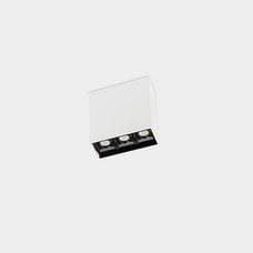 LEDS-C4 - Plafón BENTO superficie 3 LEDS 6,1W 2700K CRI90 blanco IP23 467lm
