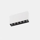LEDS-C4 - Plafón BENTO superficie 6 LEDS 12,2W 2700K CRI90 corte de fase blanco IP23 904lm