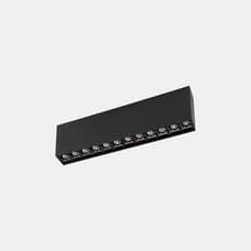 LEDS-C4 - Plafón BENTO superficie 12 LEDS 24,4W 2700K CRI90 corte de fase negro IP23 1622lm