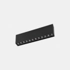 LEDS-C4 - Plafón BENTO superficie 12 LEDS 24,4W 3000K CRI90 corte de fase negro IP23 1744lm