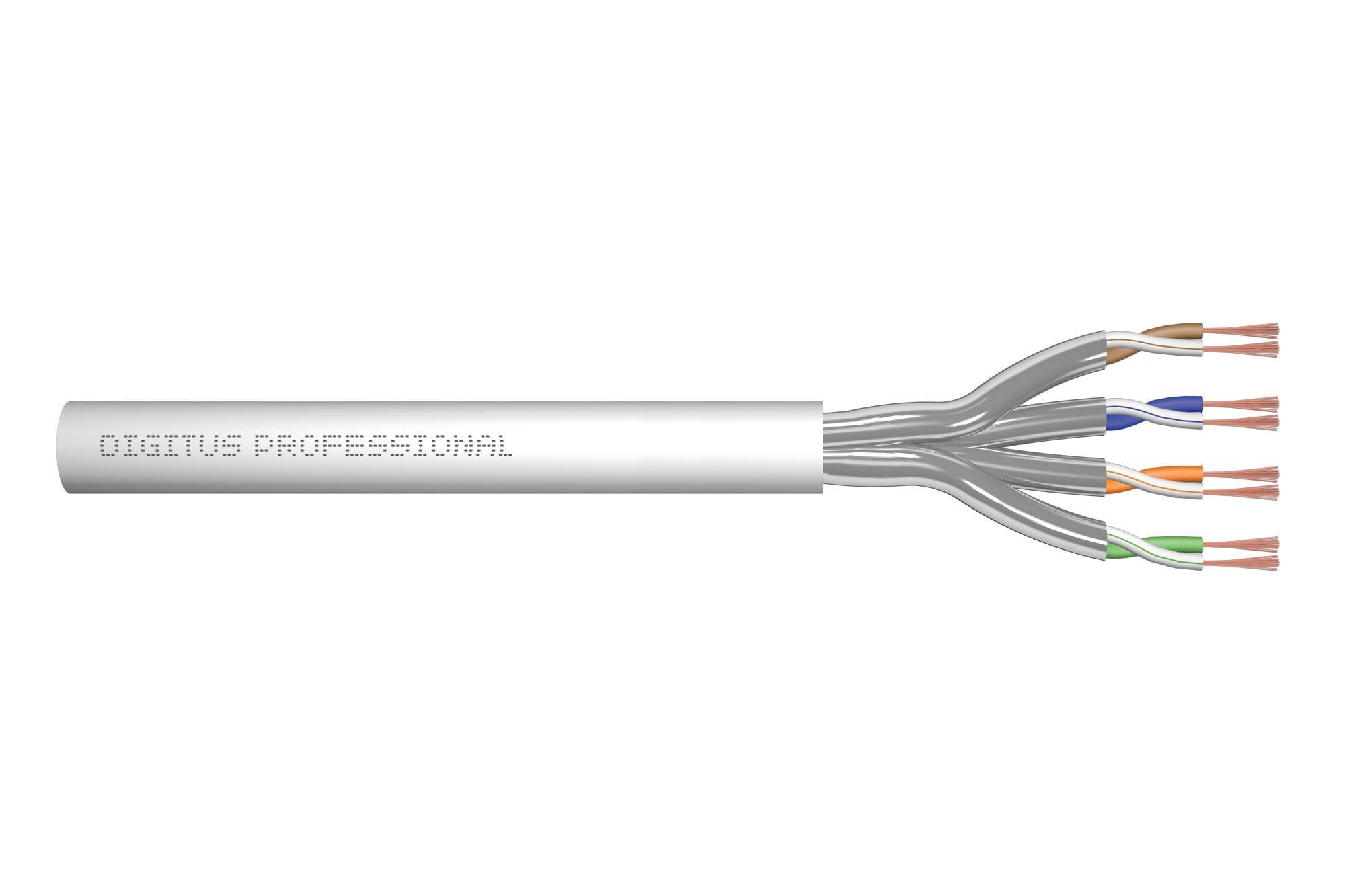 DIGITUS - CABLE FLEX. PARA LATIGUILLO CAT6A U/FTP GRIS 305M