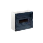 IDE - Caja distribución IP40 superficie 1x12 módulos puerta transparente