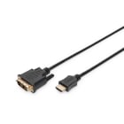 DIGITUS - CABLE ADAPTADOR HDMI A DVI (18 + 1) M / M, 2.0M, F