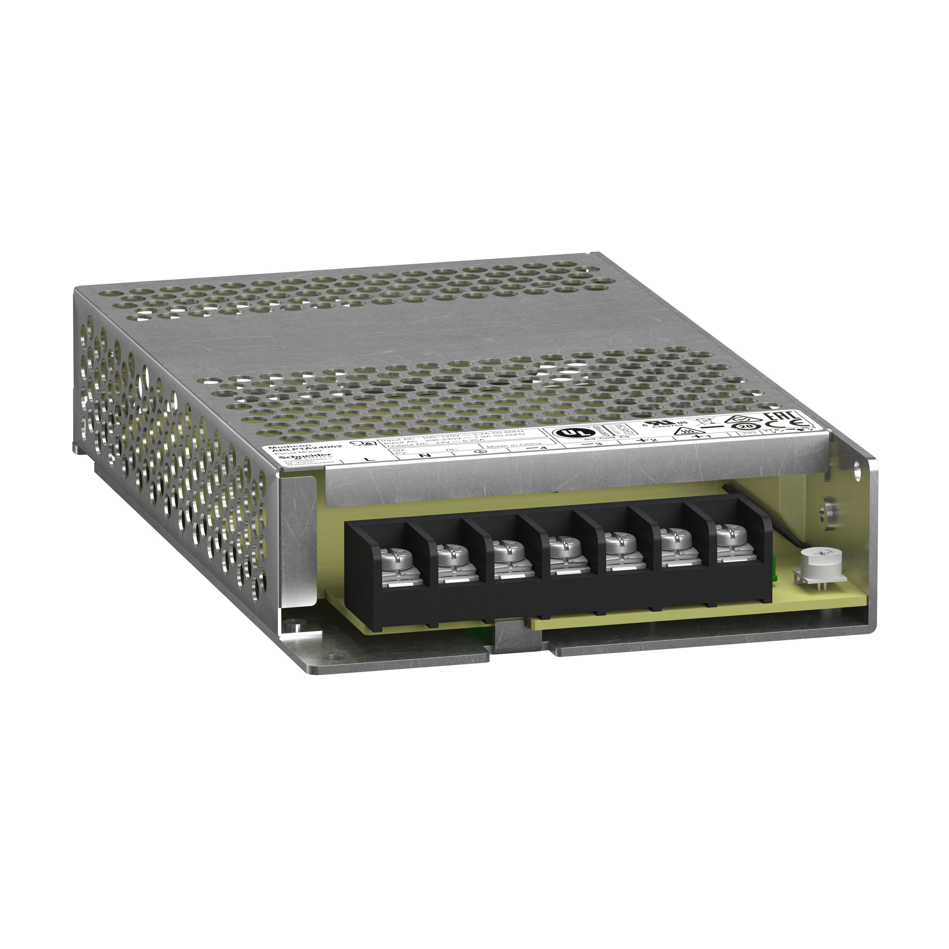 Schneider Electric - Fuente de alimentación POWER SUPPLY 24V 6.2A montaje en panel