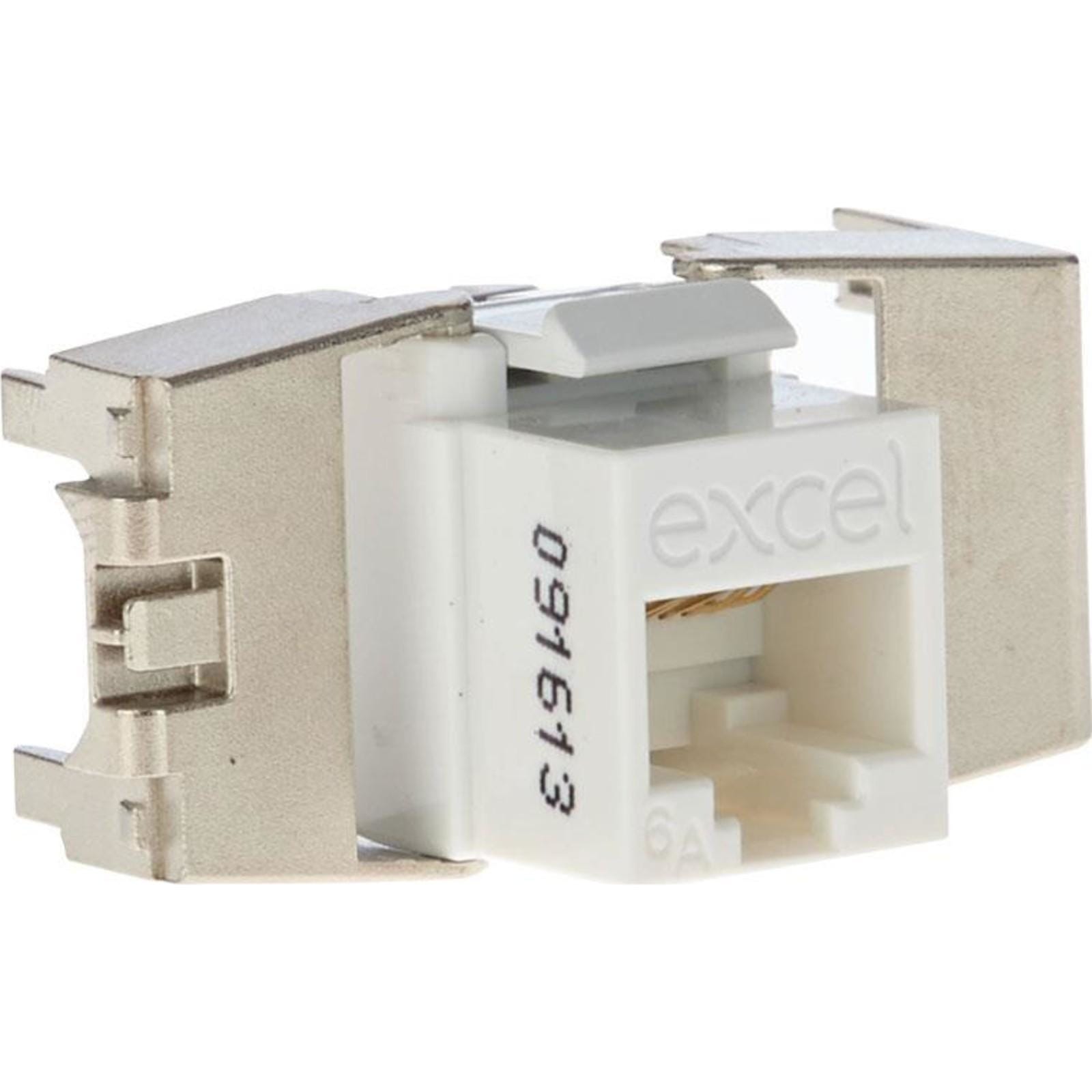 EXCEL - TOMA KEYSTONE CAT.6A UTP TOOL-LESS BLANCO. (PACK 24UD)