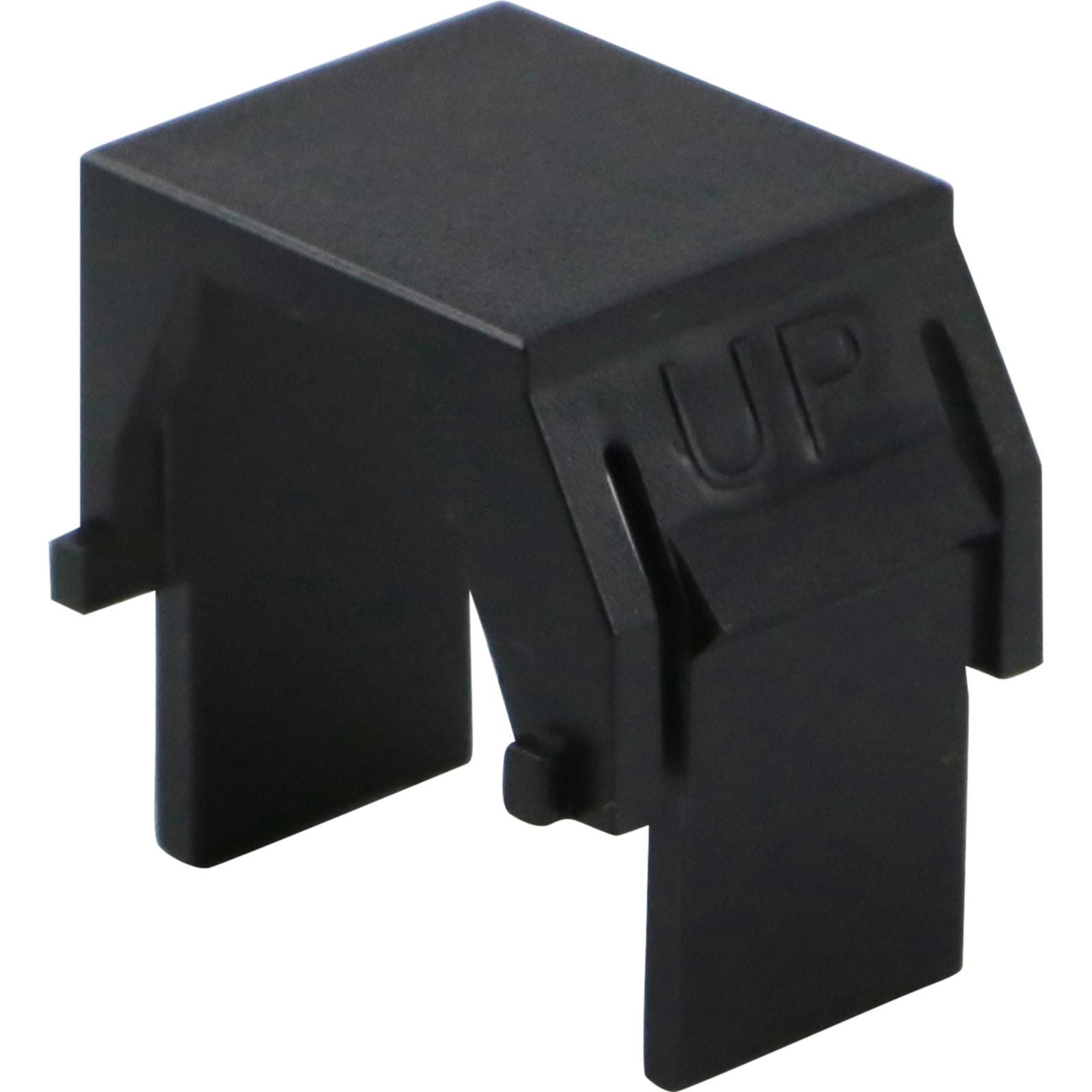EXCEL - TAPA PARA HUECO KEYSTONE PANEL. NEGRO (PACK 24UD)