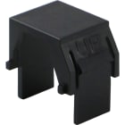 EXCEL - TAPA PARA HUECO KEYSTONE PANEL. NEGRO (PACK 24UD)