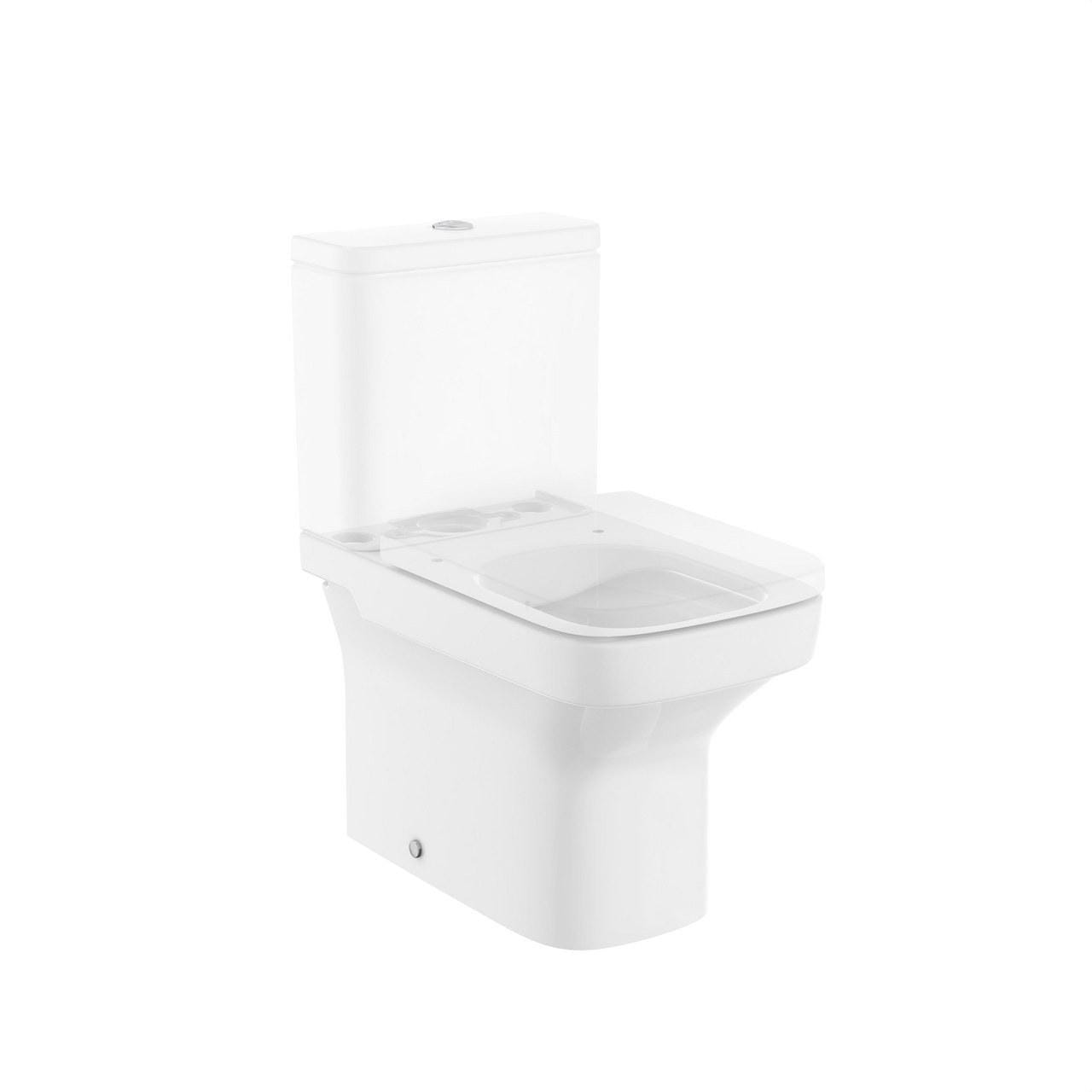 ROCA - Taza para tanque bajo Rimless salida dual blanco
