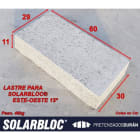 SOLARBLOC - LASTRE PARA SOLARBLOC DE 28 A 34º