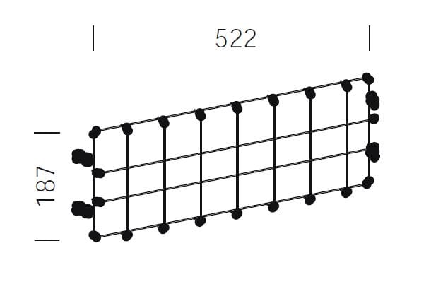 DISANO - Jaula de protección 2180 FORUM 5 25 negro