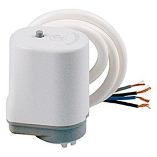 GIACOMINI - Cabezal electrotérmico normalmente abierto R478MX221 con micro-interruptor final de carrera 230V