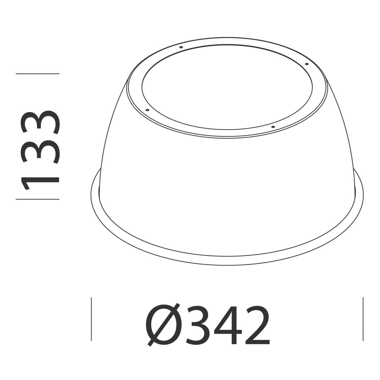 FOSNOVA - Reflector ARGON 2.9 910 aluminio