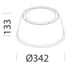 FOSNOVA - Reflector ARGON 2.9 910 aluminio