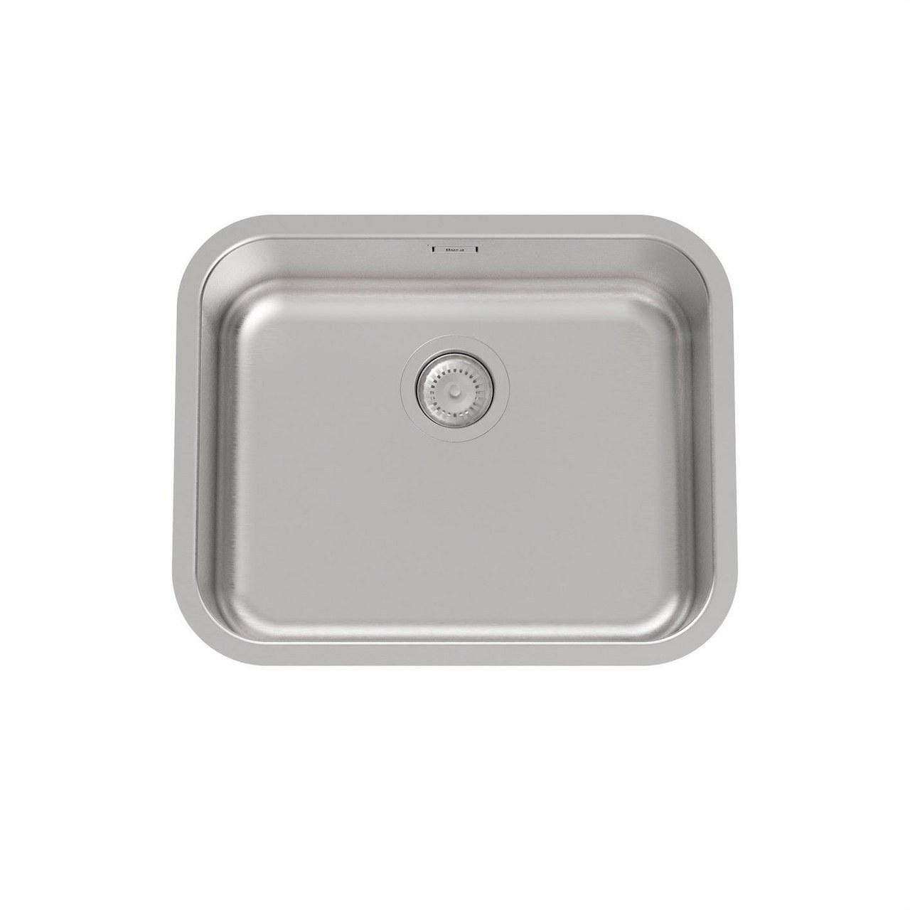 ROCA - Fregadero Porto 50 cubeta con válvula 3½" 450 x 550 x 180