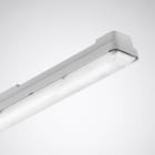 TRILUX - Luminaria para local húm Luminaria de superficie (TB) lente ext e int Transformador electr (ET) 62W 9900lm 840 IP66 1552x102x91 Gris