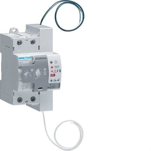 HAGER - Interruptor diferencial reconexión automática 2P 63A 30mA 3 módulos