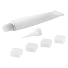 LEDVANCE - Juego 4 tapones de sellado para cinta LED + tubo de silicona LS AY VAL-12/SE/P SIL-SEAL 50X4